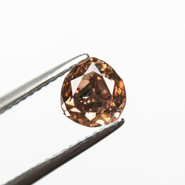 k　　Fancy Deep Brownish Pink0.198ct Pink Diamond - Fancy Brown Pink, 0.52 carat, SI1, ID-187