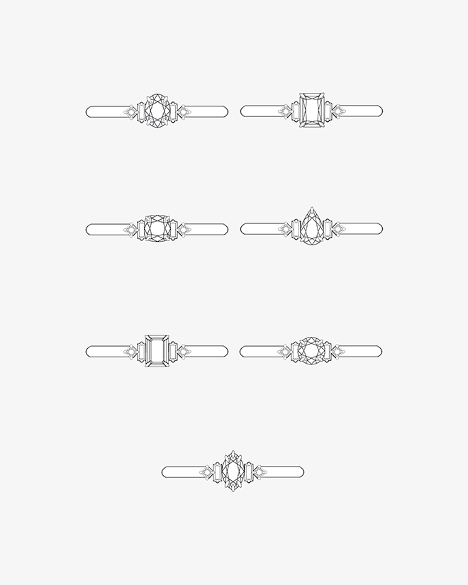 Callisto Ring - White Lab Grown Diamond *made-to-order - Foe & Dear