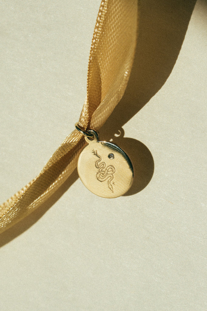Bao Charm Pendant - 14k Yellow Gold *made-to-order - Foe & Dear