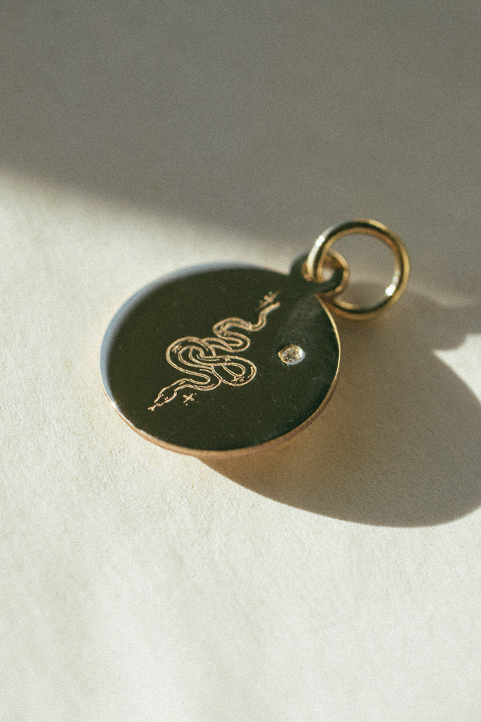 Bao Charm Pendant - 14k Yellow Gold *made-to-order - Foe & Dear