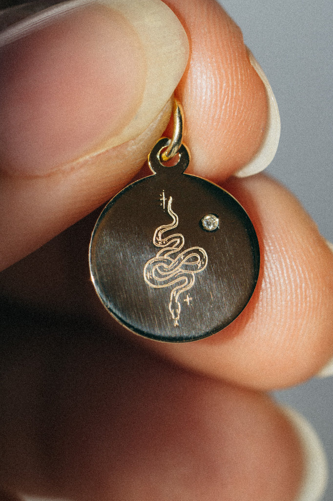 Bao Charm Pendant - 14k Yellow Gold *made-to-order - Foe & Dear