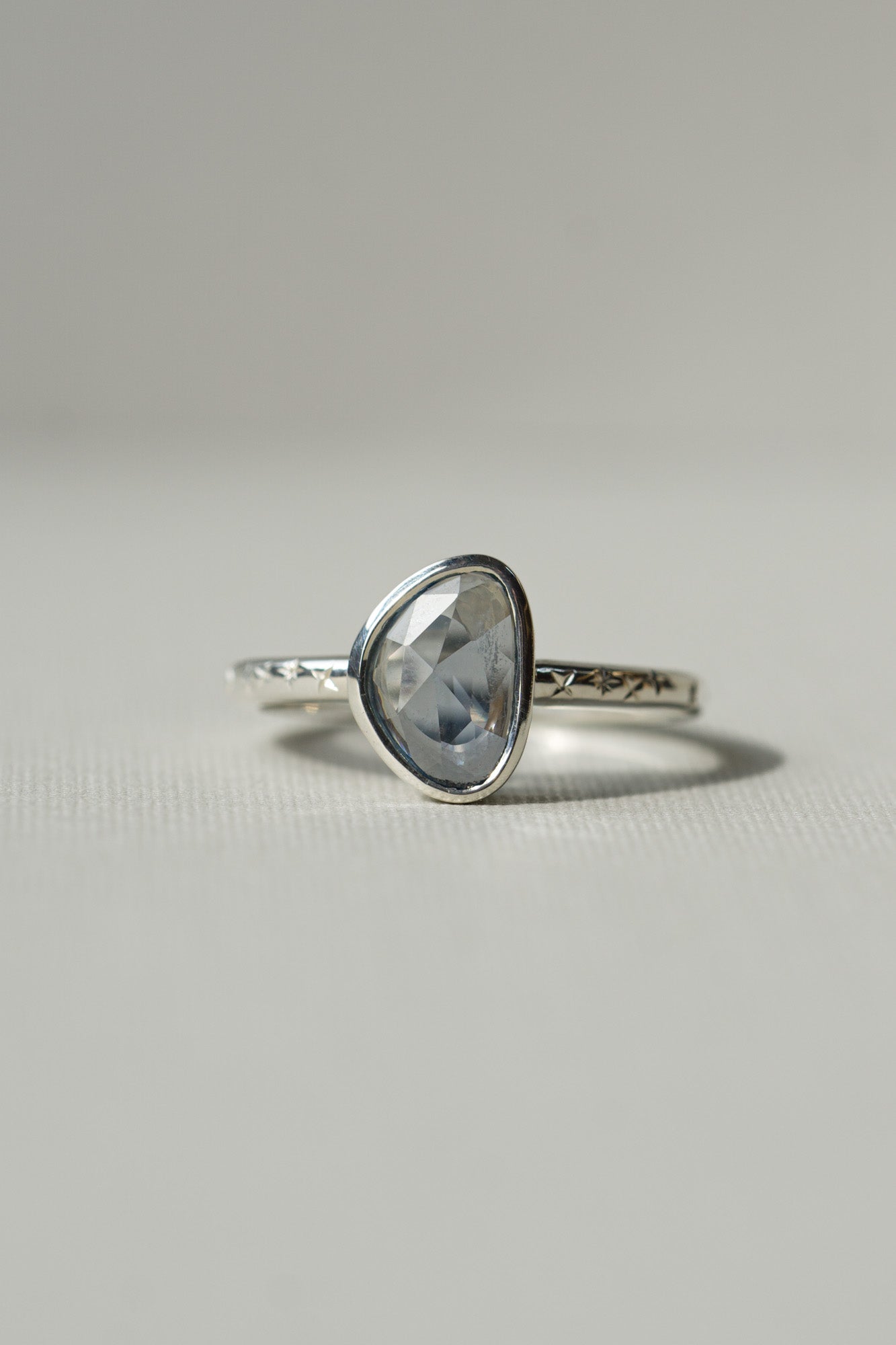 *new* Estrella Ring - Pale Blue Amorphous Sapphire *ready-to-ship - Foe & Dear