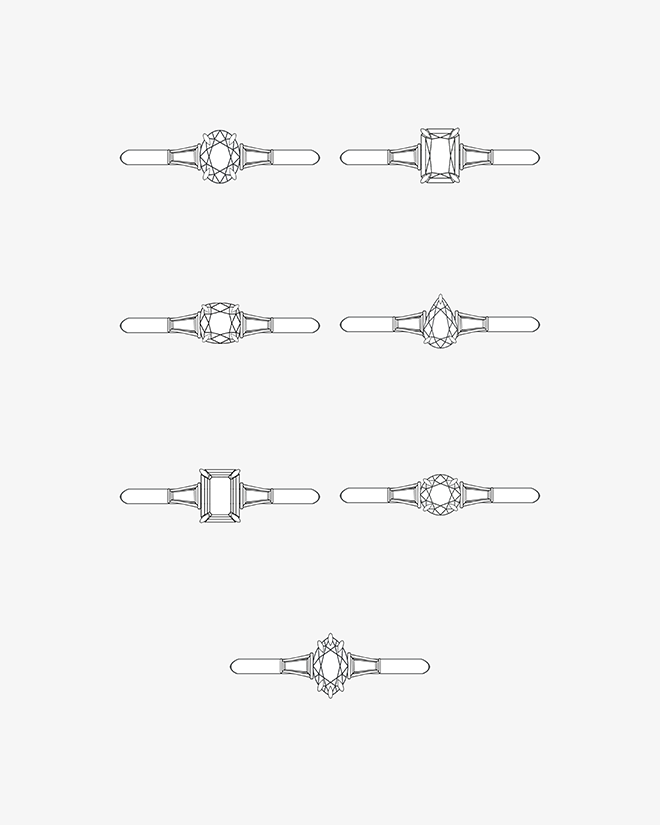 Keiko Ring - White Lab Grown Diamond *made-to-order - Foe & Dear