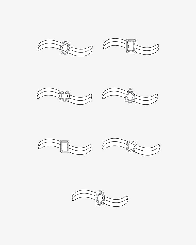 Foe & Dear - Leilani Ring - White Lab-Grown Diamond *made-to-order