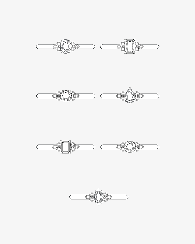 Odessa Ring - White Lab Grown Diamond *made-to-order - Foe & Dear