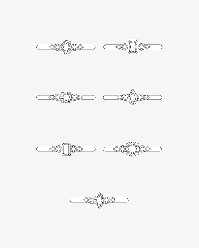 Selene Ring - White Lab Grown Diamond *made-to-order - Foe & Dear