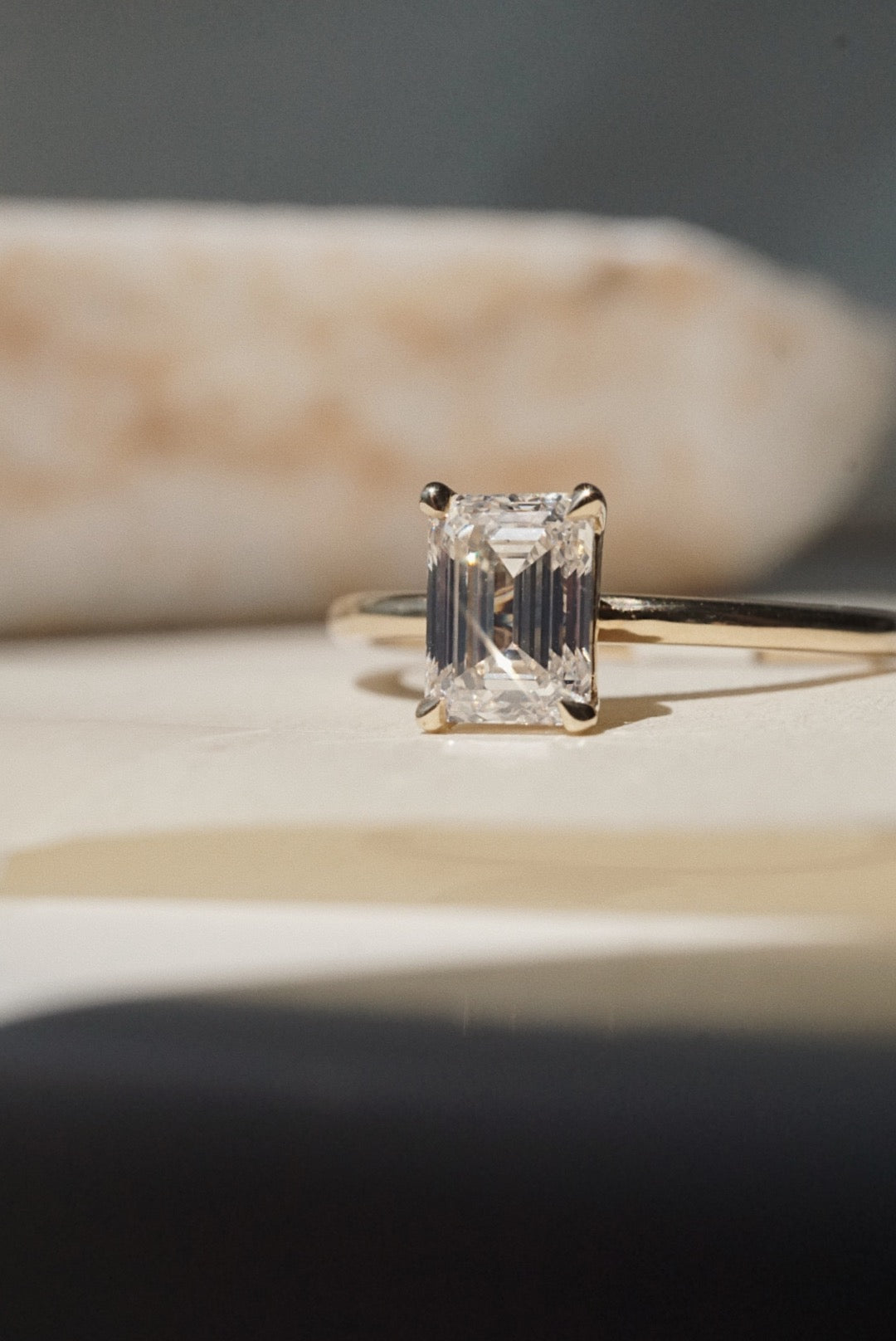 *new* Only One Ring - 1.05ct Champagne Cut-Corner Rectangle Step Cut Diamond *ready-to-ship - Foe & Dear