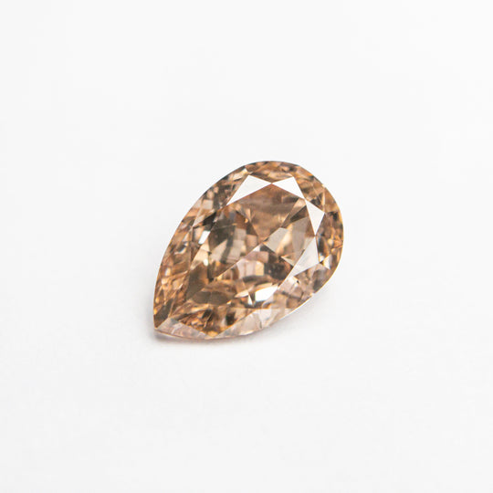 Fancy Pink Brilliant Diamond - 0.68ct Pear