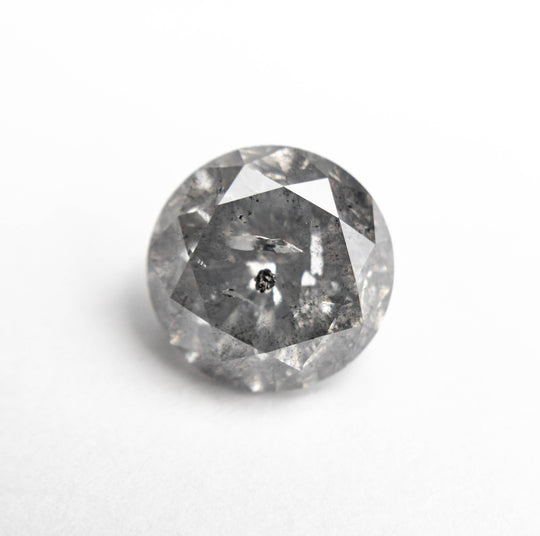 Salt and Pepper Brilliant Diamond - 2.98ct Round