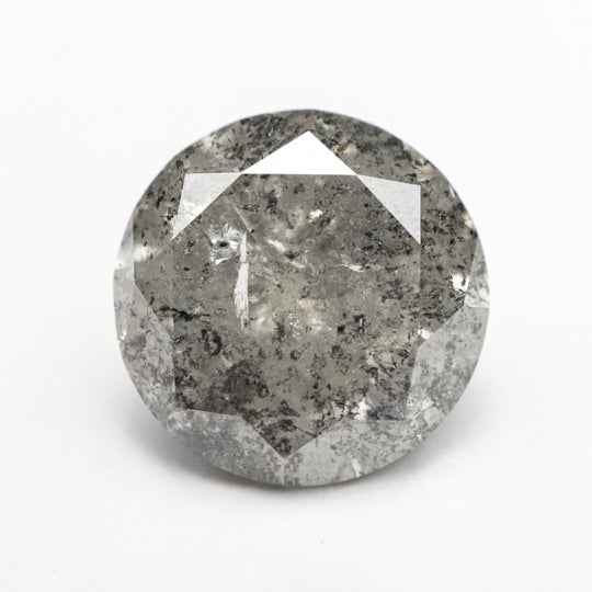 Salt and Pepper Brilliant Diamond - 5.59ct Round