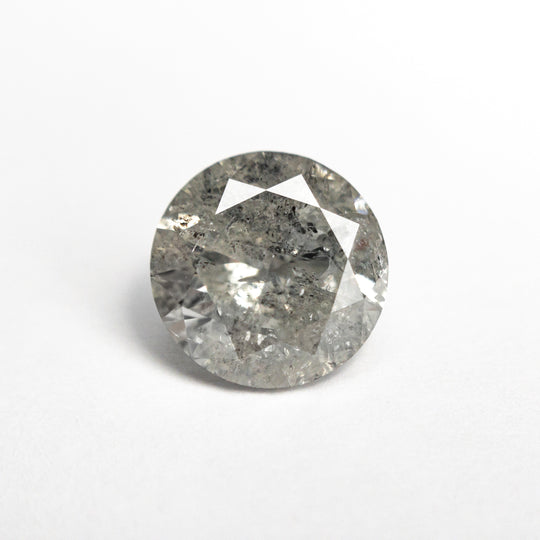 Salt and Pepper Brilliant Diamond - 2.13ct Round