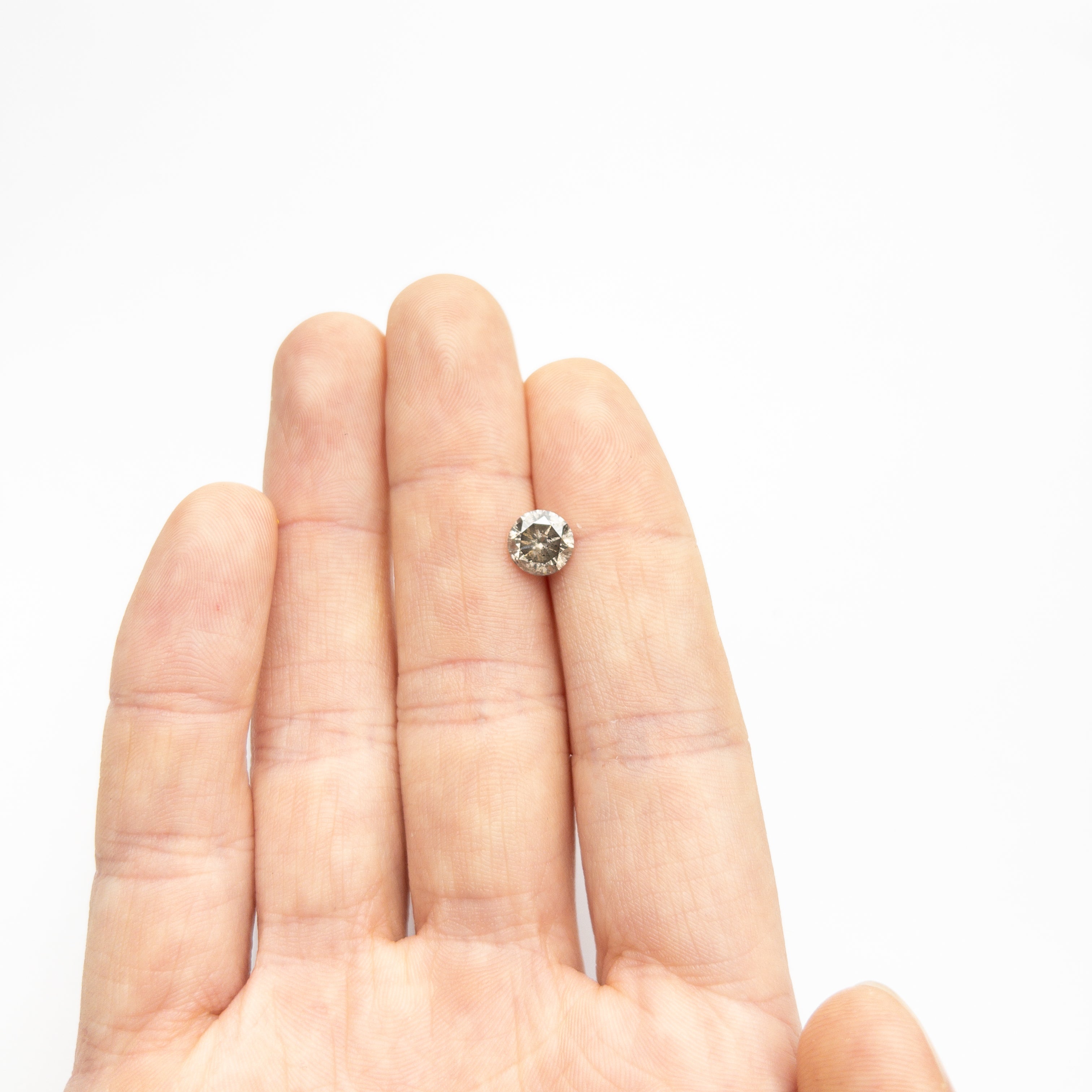 Champagne Brilliant Diamond - 1.88ct Round