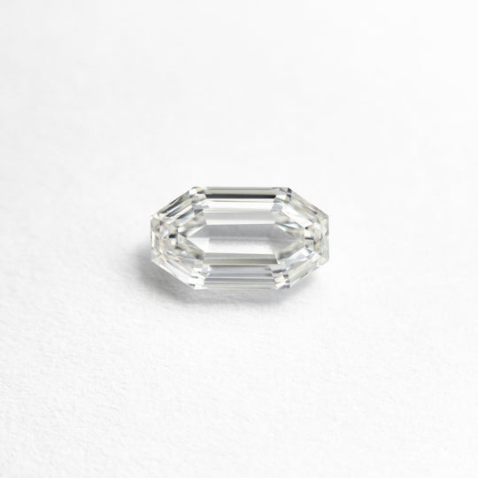 White Step Cut Diamond - 0.60ct Cut Corner Rectangle