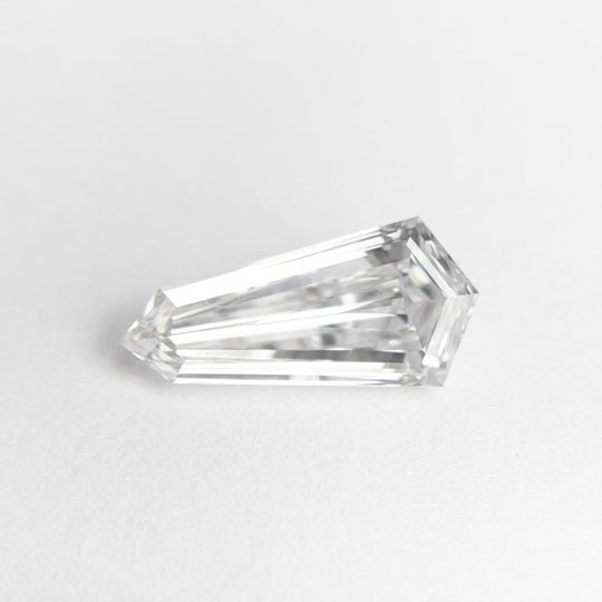 White Step Cut Diamond - 1.10ct Kite