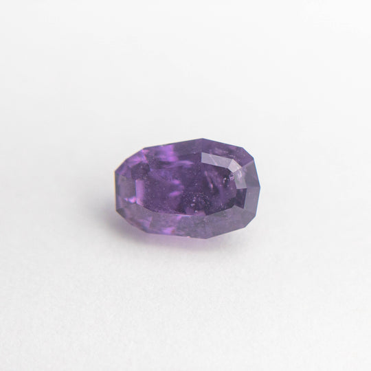 Purple Step Cut Sapphire - 1.45ct Geometric