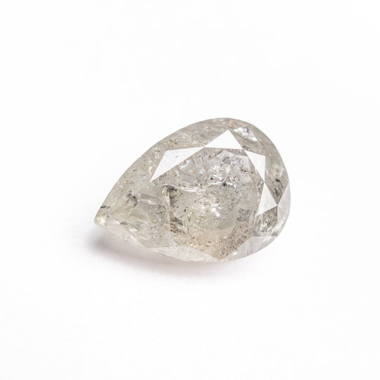 Salt and Pepper Double Cut Diamond - 1.44ct Pear