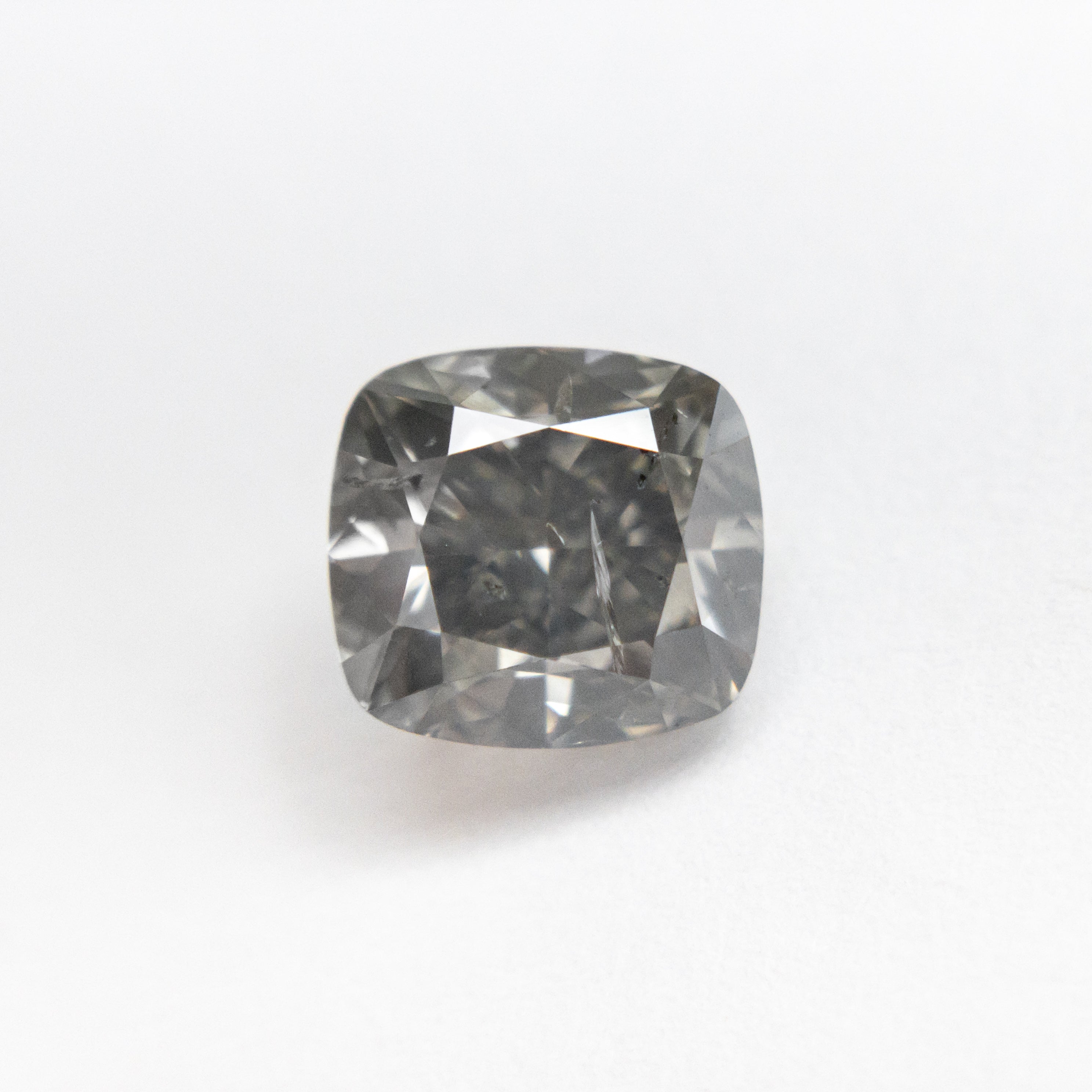 Fancy Grey Brilliant Diamond - 2.04ct Cushion - Foe & Dear