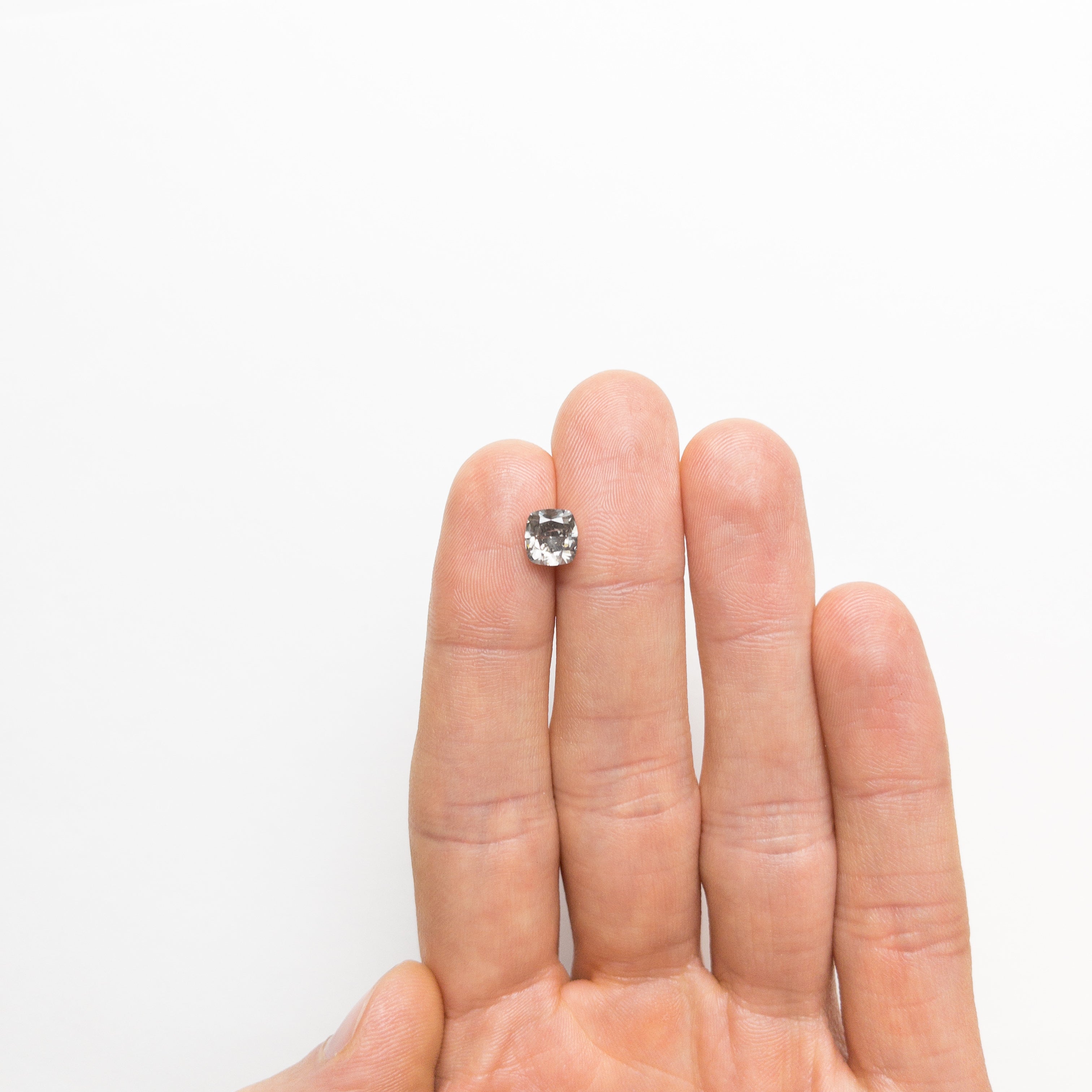 Fancy Grey Brilliant Diamond - 2.04ct Cushion - Foe & Dear