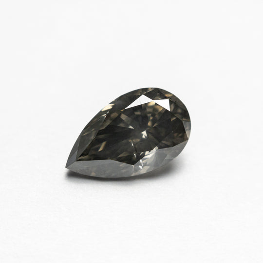 Fancy Grey Brilliant Diamond - 1.30ct Pear