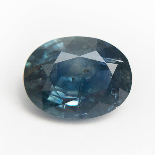 Blue Teal Brilliant Sapphire - 5.69ct Oval