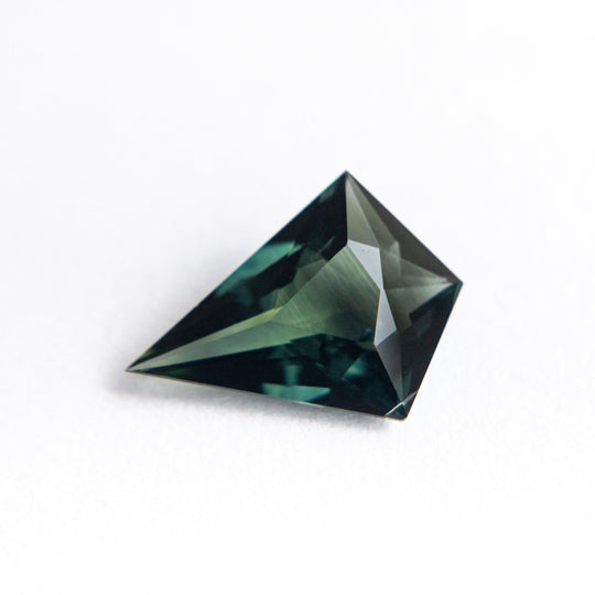Teal/Green Brilliant Sapphire - 1.57ct Kite
