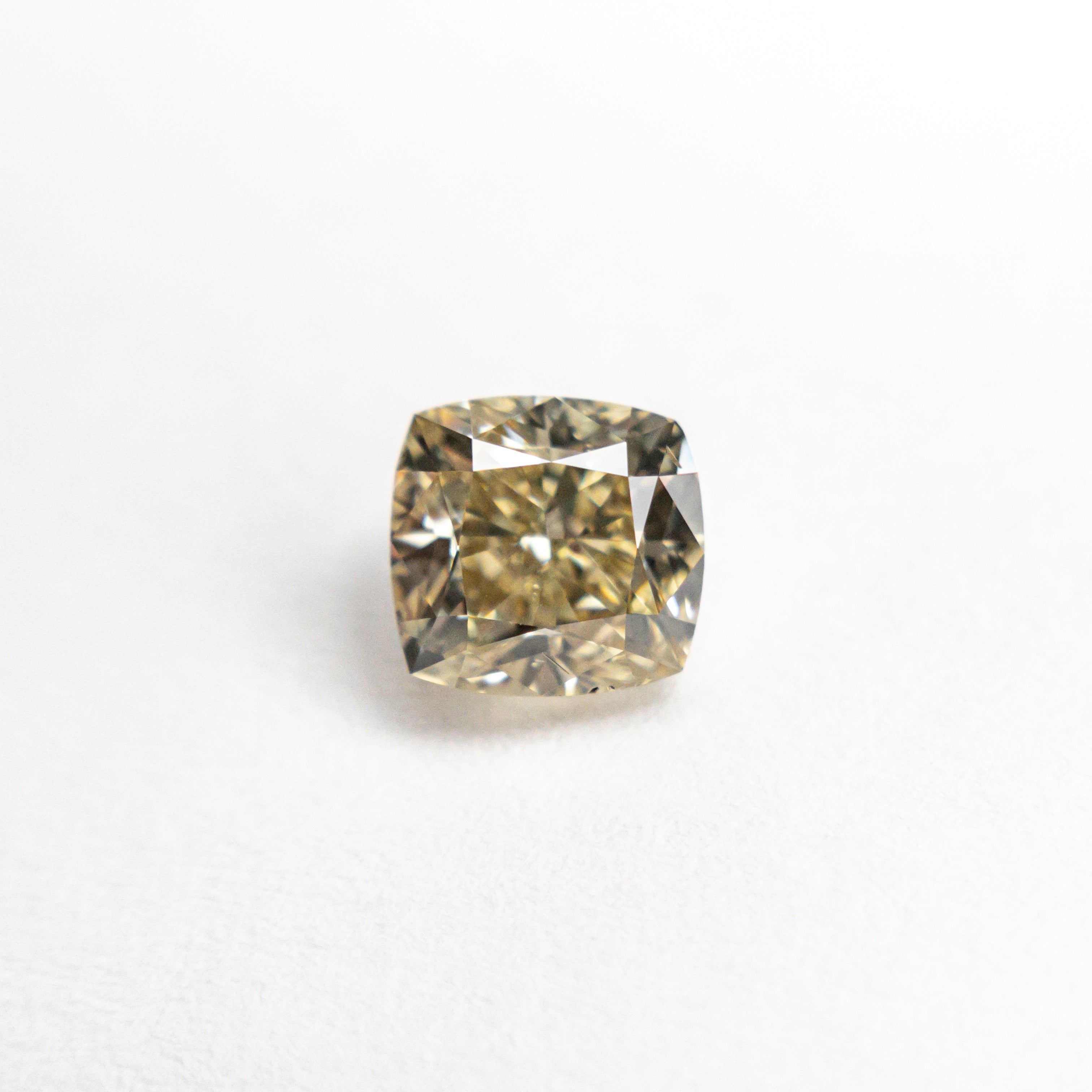 Champagne Brilliant Diamond - 1.01ct Cushion