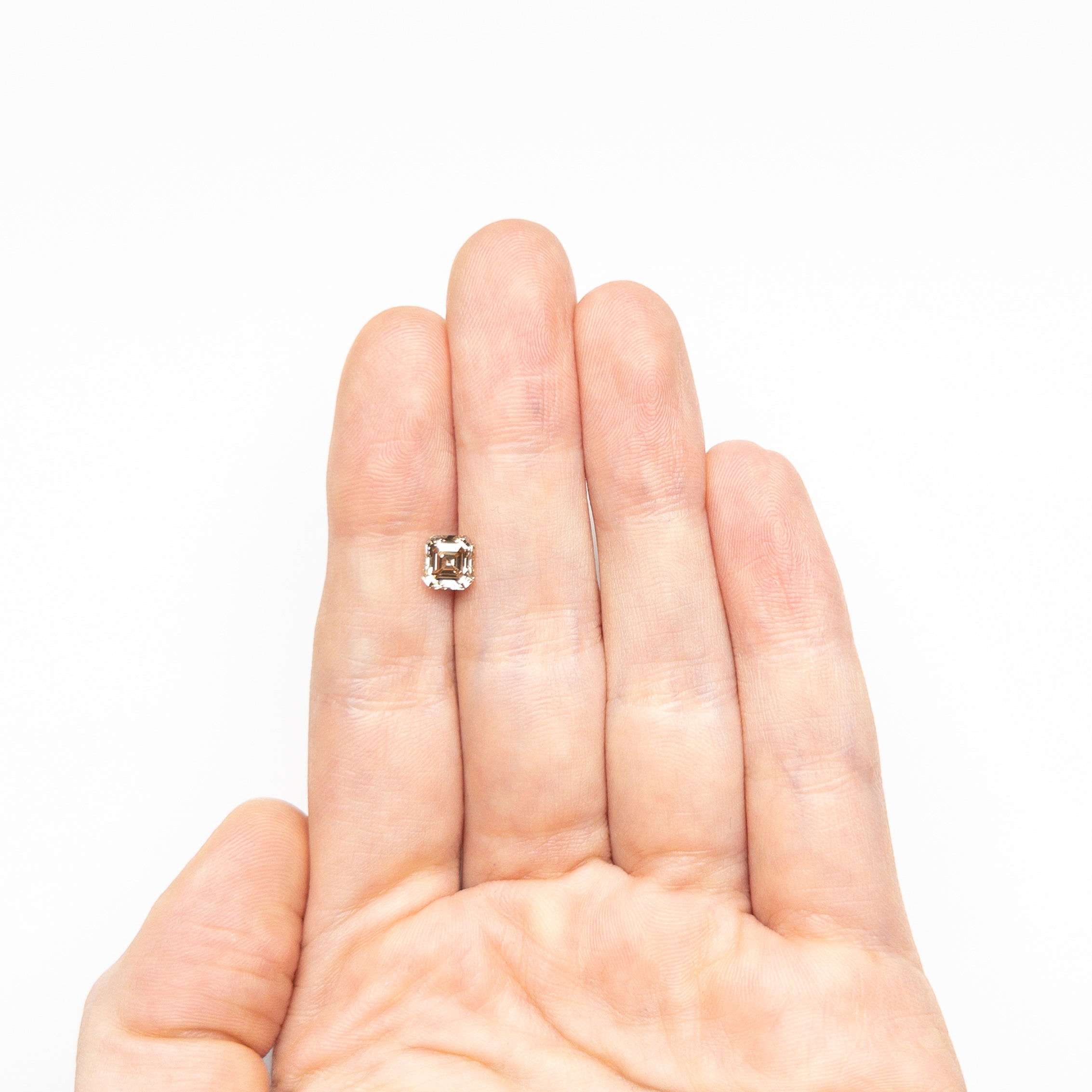 Champagne Step Cut Diamond - 1.00ct Cut Corner Square