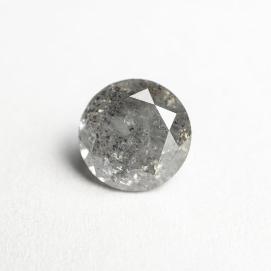 Grey Salt and Pepper Brilliant Diamond - 1.41ct Round