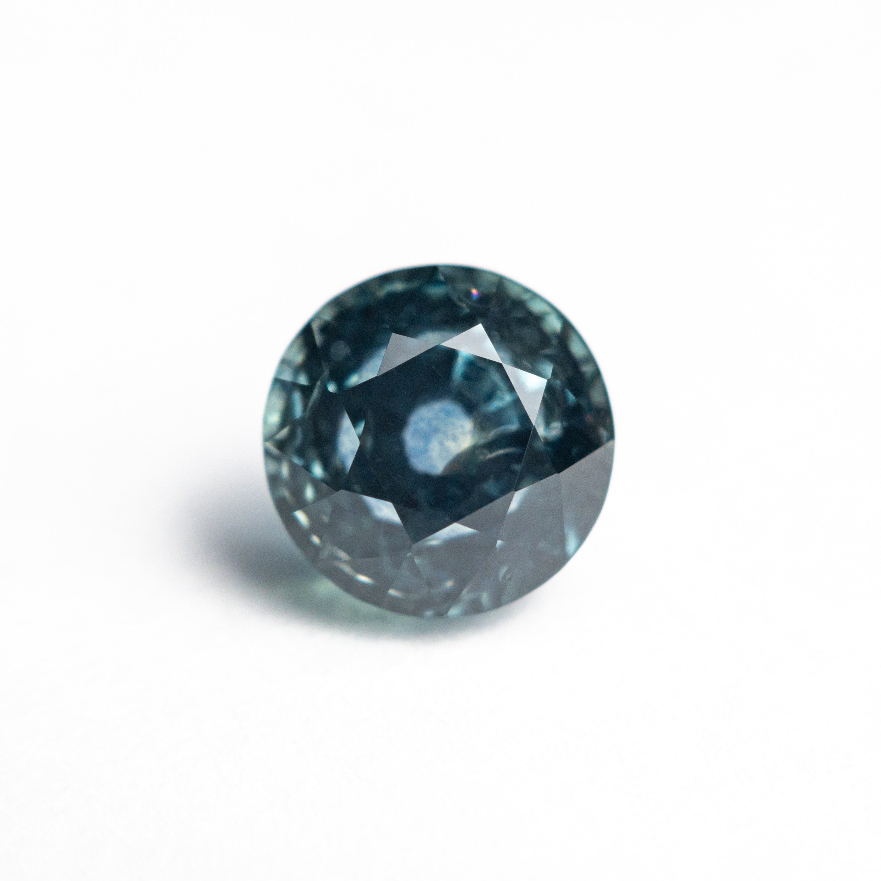 Teal Brilliant Sapphire - 3.52ct Round