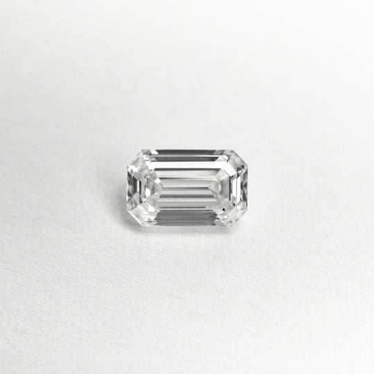 White Step Cut Diamond - 0.50ct Cut Corner Rectangle