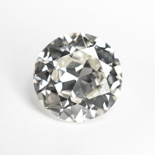 White Antique Old European Cut Diamond - 3.65ct Round