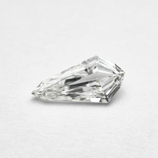 White Step Cut Diamond - 0.70ct Kite