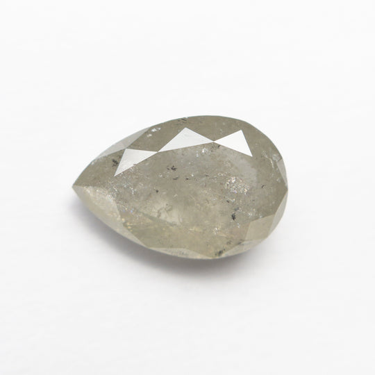 Salt and Pepper Double Cut Diamond - 2.14ct Pear