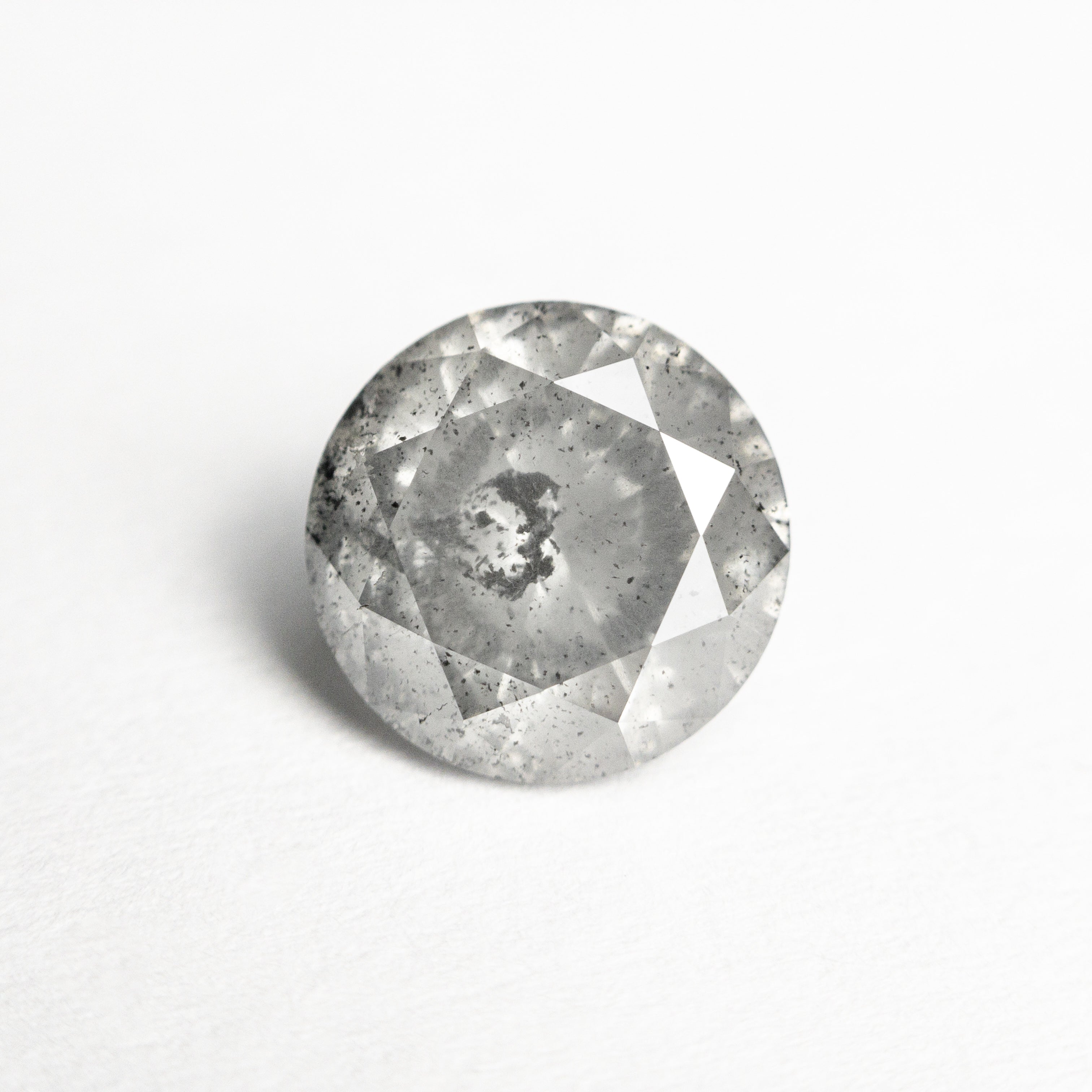 Salt and Pepper Brilliant Diamond - 1.61ct Round - Foe & Dear