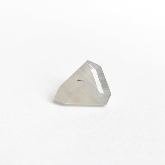Grey Step Cut Sapphire - 0.68ct Shield