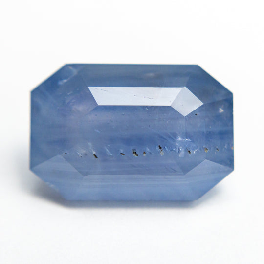 Blue Step Cut Sapphire - 10.75ct Cut Corner Rectangle
