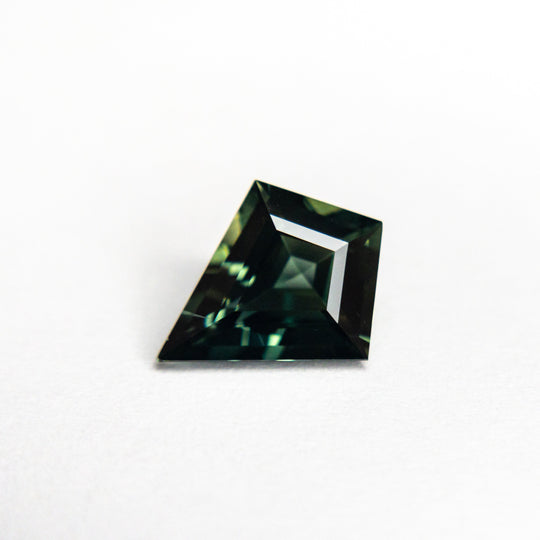 Green/Teal Step Cut Sapphire - 1.21ct Kite