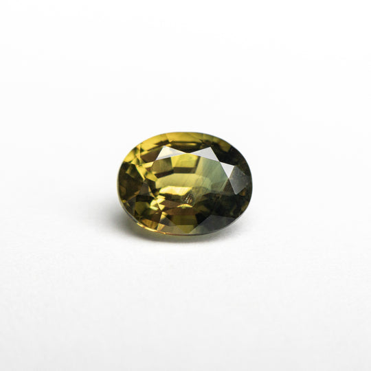 Parti Yellow-Green Brilliant Sapphire - 1.14ct Oval