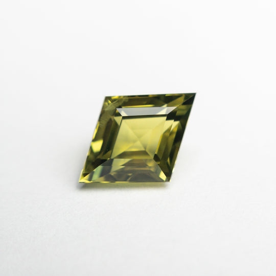 Green/Yellow Step Cut Sapphire - 1.72ct Lozenge