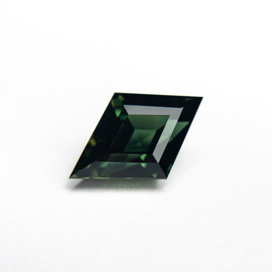 Green Step Cut Sapphire - 1.92ct Lozenge