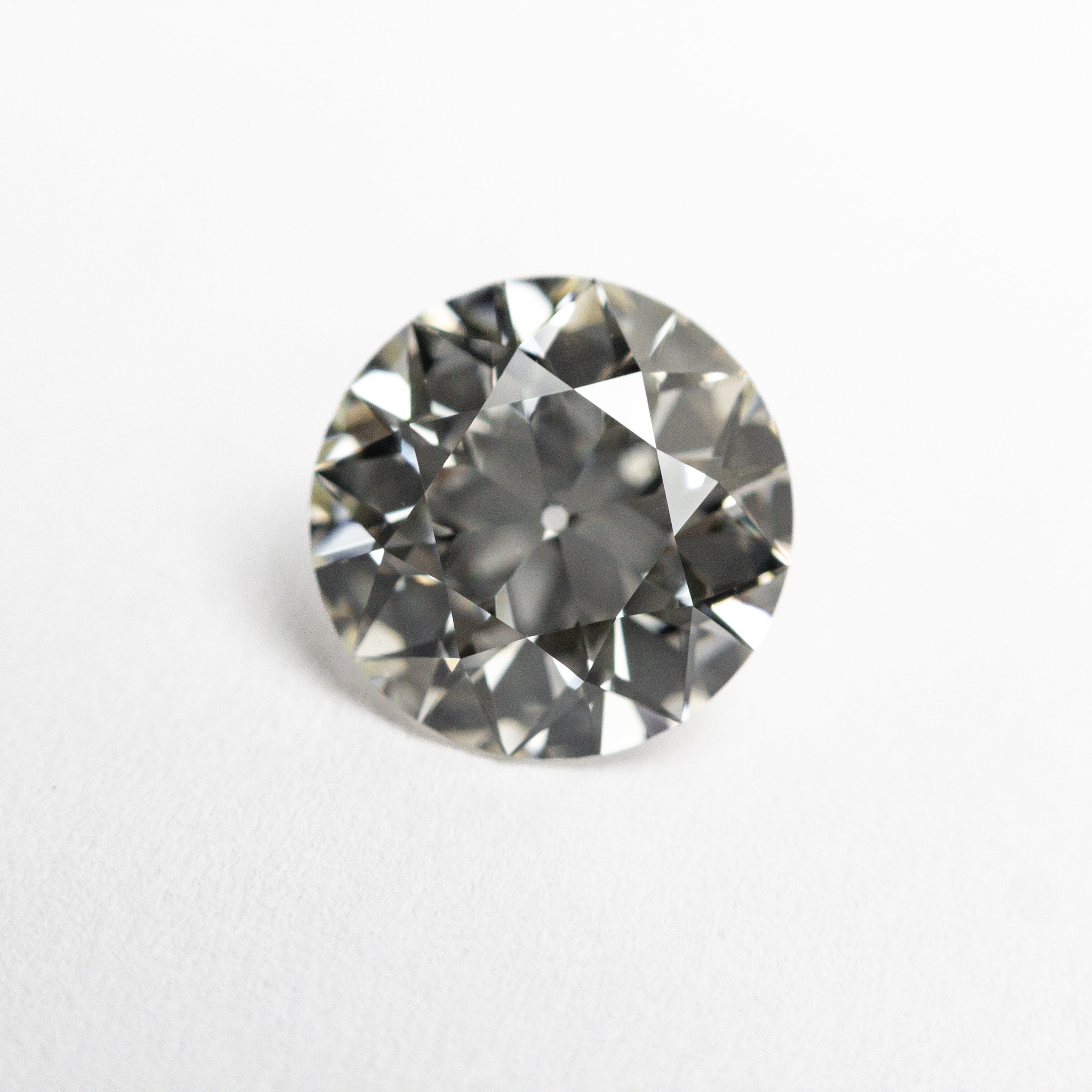 White Antique Old European Cut Diamond - 1.51ct Round - Foe & Dear