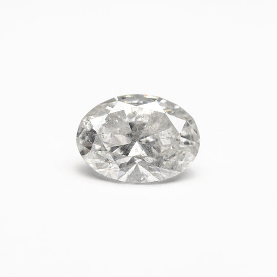 Salt and Pepper Brilliant Diamond - 0.83ct Oval