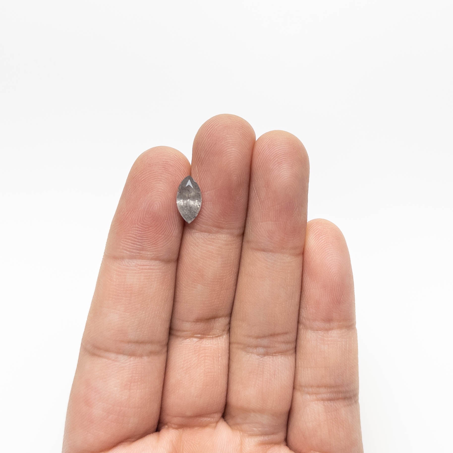 Salt and Pepper Brilliant Diamond - 1.42ct Marquise