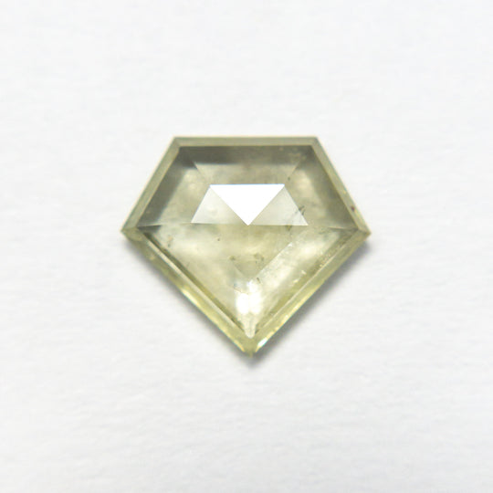 Green Double Cut Sapphire - 1.77ct Shield