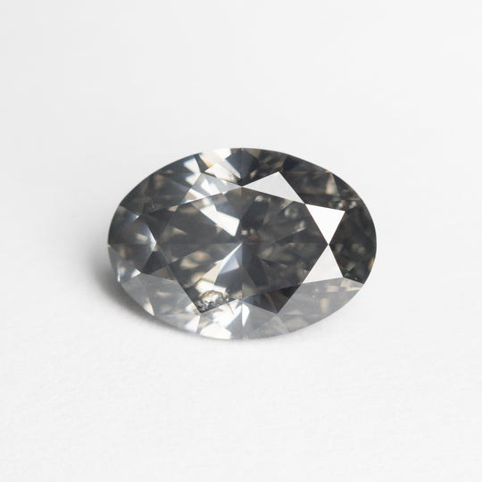 Fancy Grey Brilliant Diamond - 1.51ct Oval