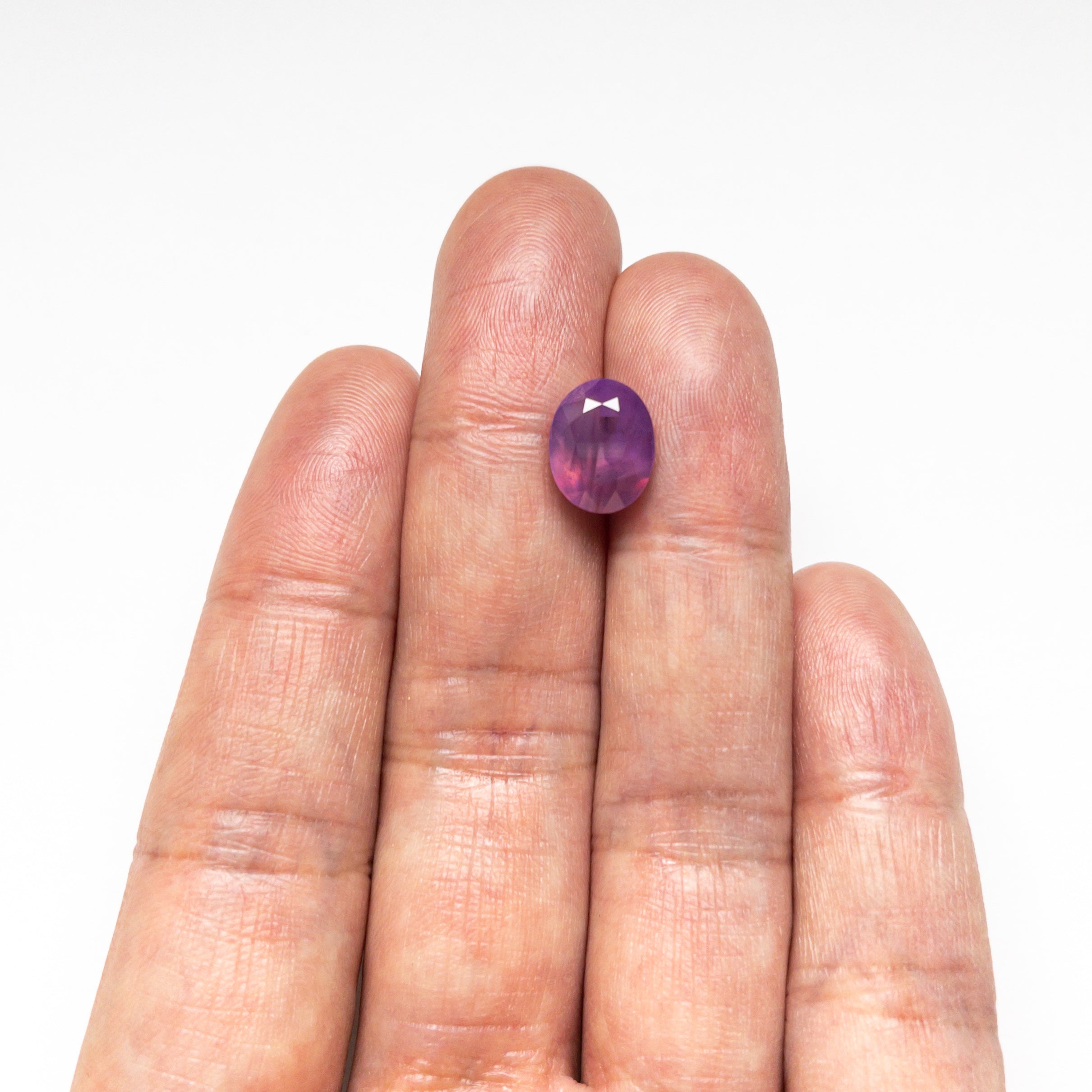 Purple Brilliant Sapphire - 5.16ct Oval