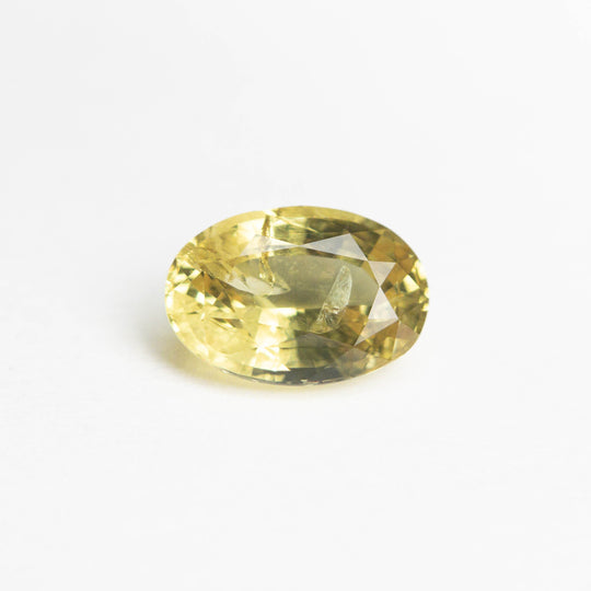 Yellow Brilliant Sapphire - 0.90ct Oval