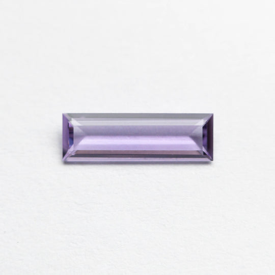 Purple Step Cut Sapphire - 0.43ct Rectangle Baguette