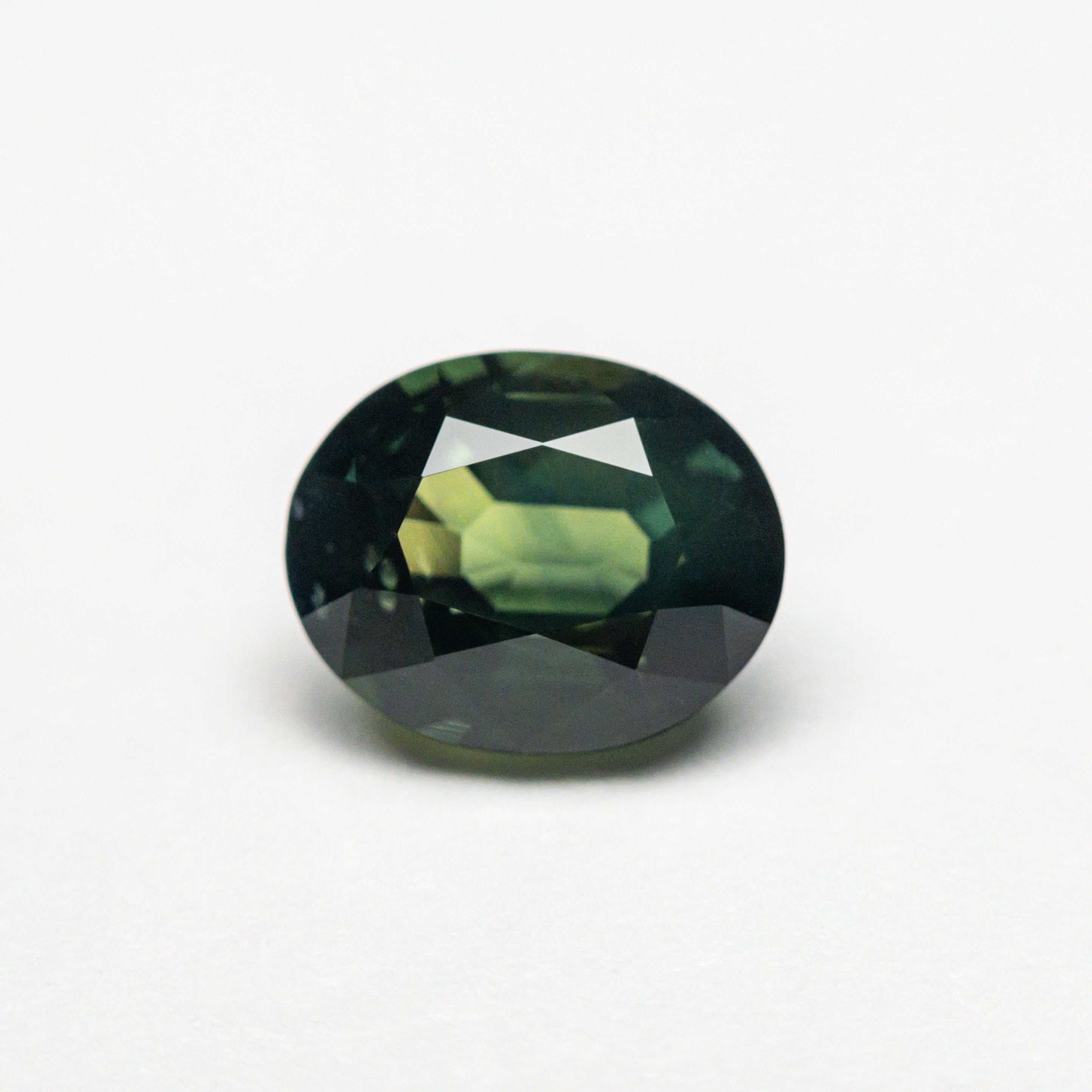 Green/Teal Brilliant Sapphire - 1.50ct Oval