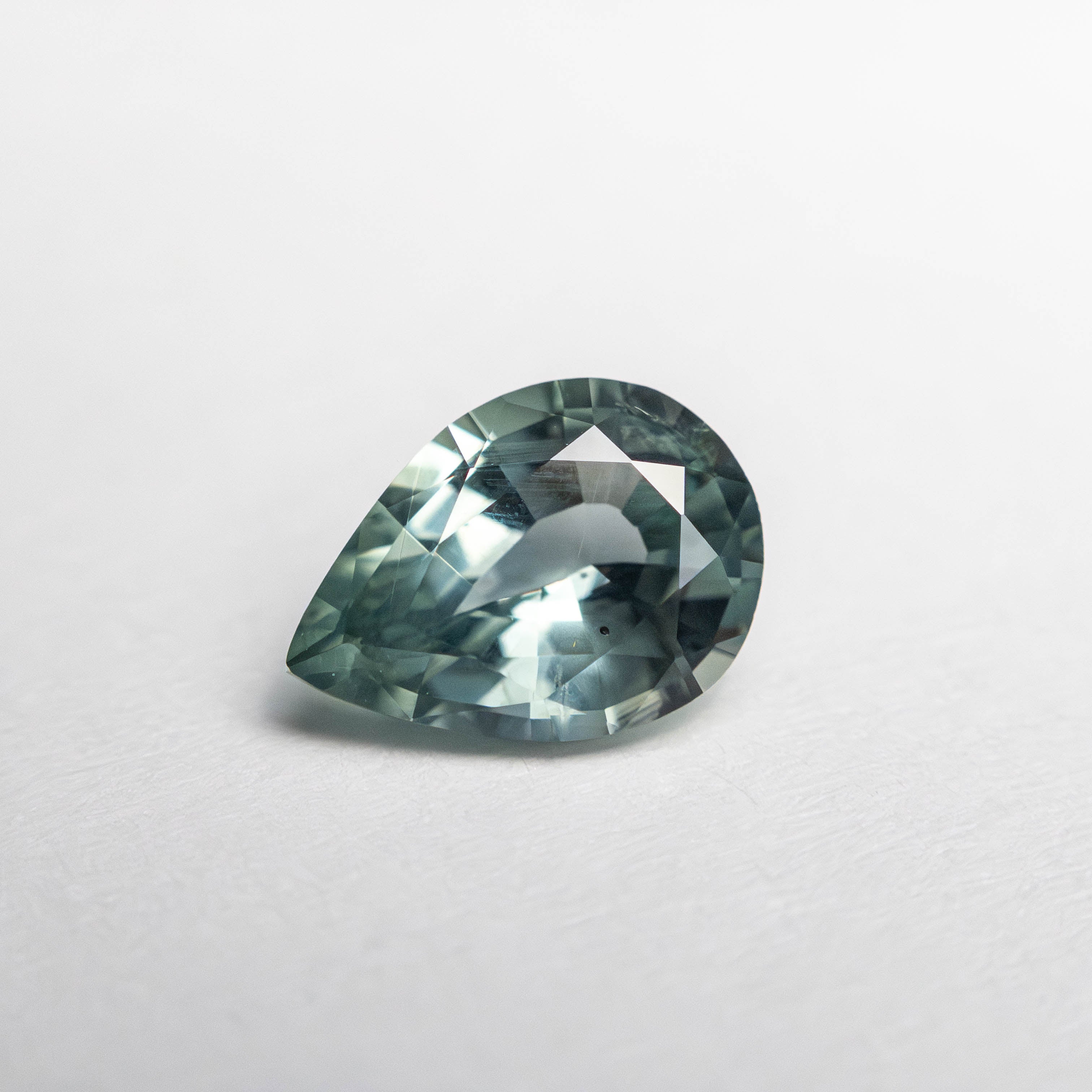 Teal Brilliant Sapphire - 0.96ct Pear